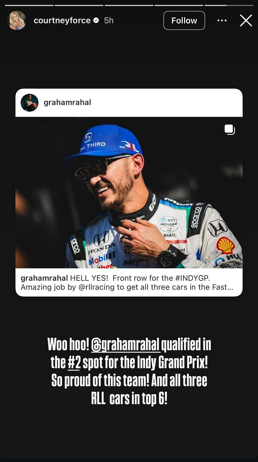 Image via Instagram (@courtneyforce)